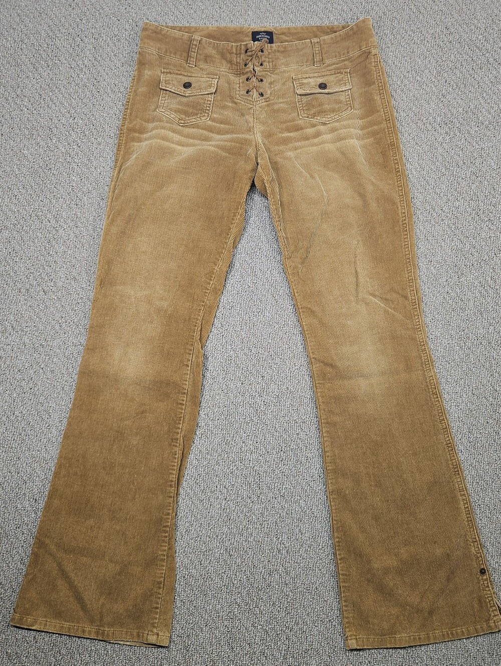 Vintage Late 90s Abercrombie & Fitch Low Rise Corduroy Pants Size 6